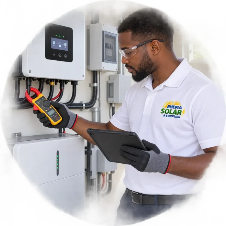 Solar System Fault Diagnosis from Rhema Solar & Supplies Jamaica